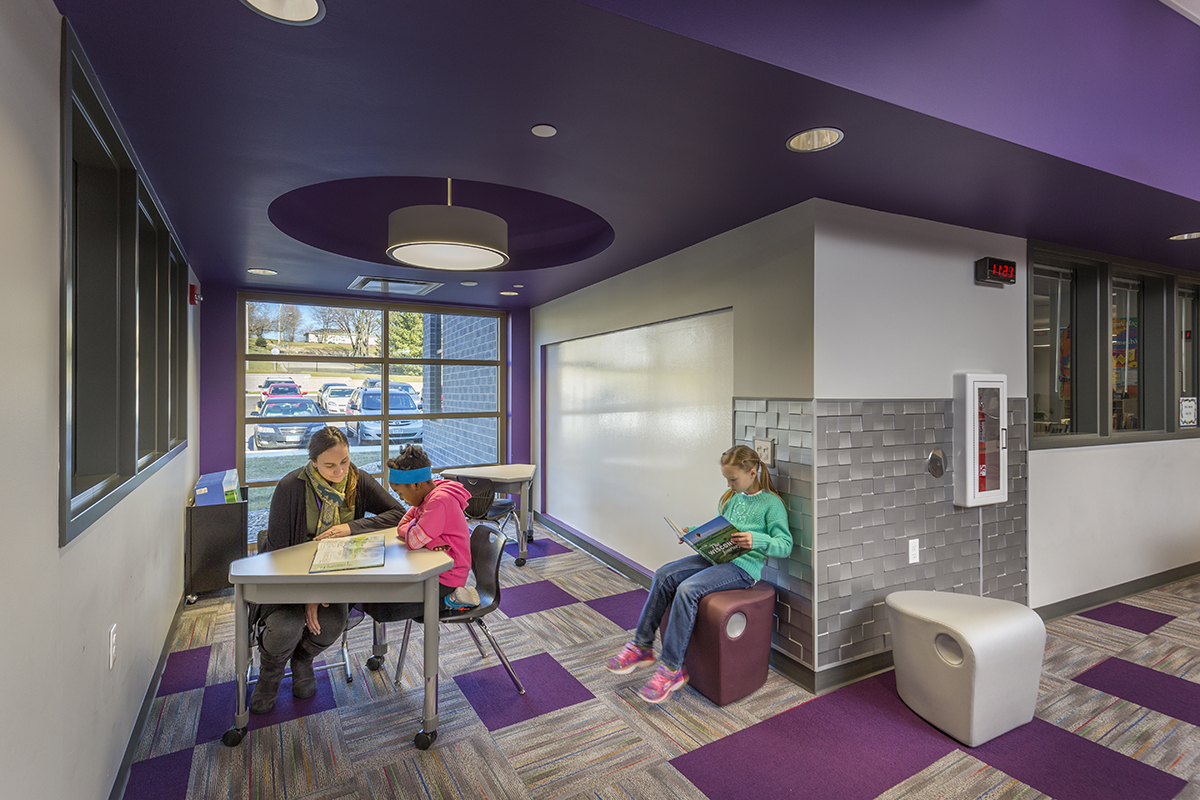 Eagle Point Elementary School Nook designed by Bray Architects