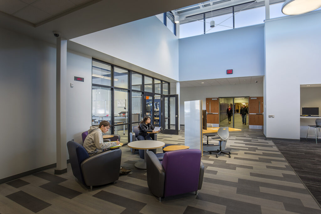 Deforest Area High School STEM Hallway designed by Bray Architects