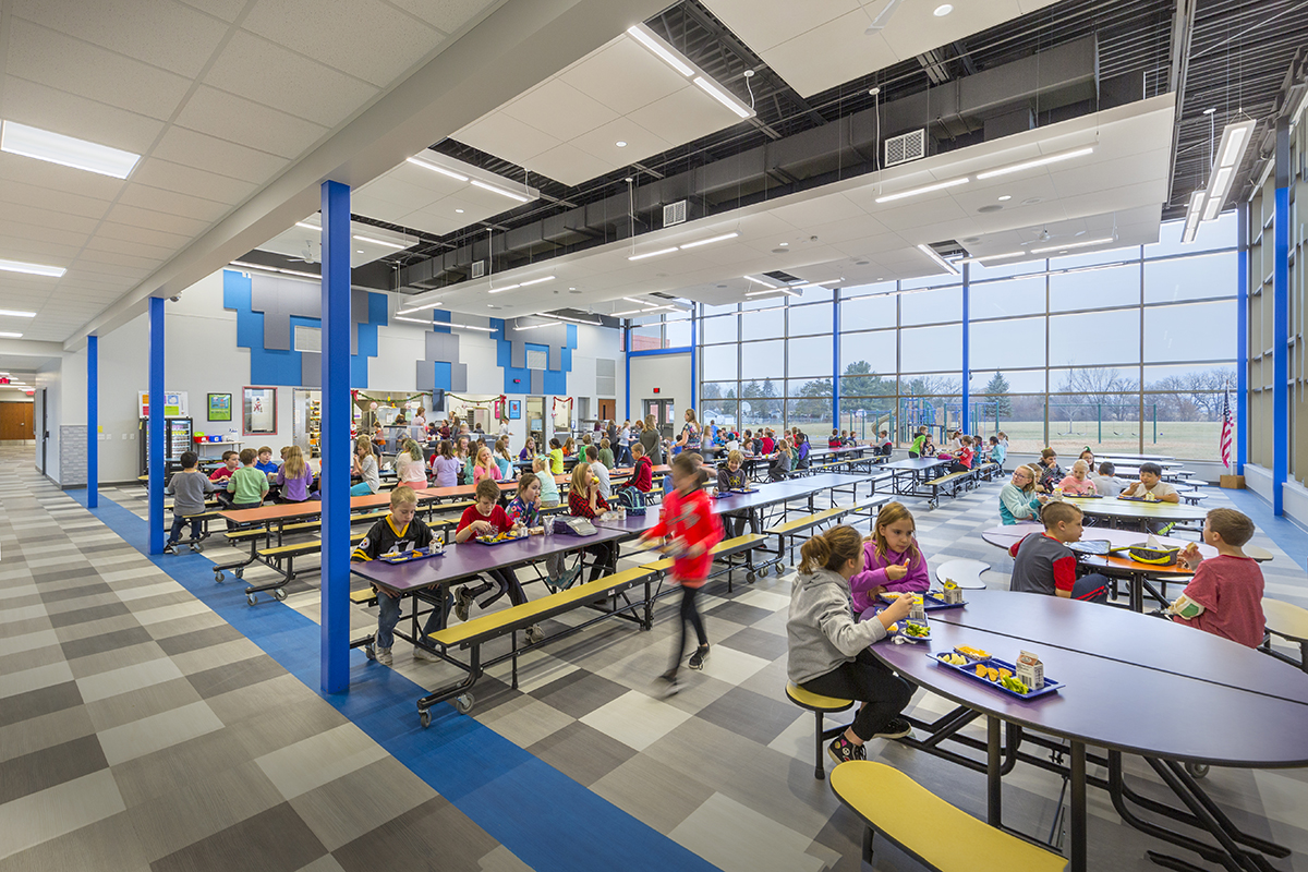 Windsor Elementary School Cafeteria designed by Bray Architects