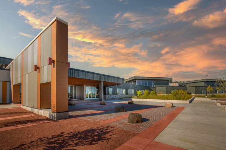 A view of Forest Edge’s main entry