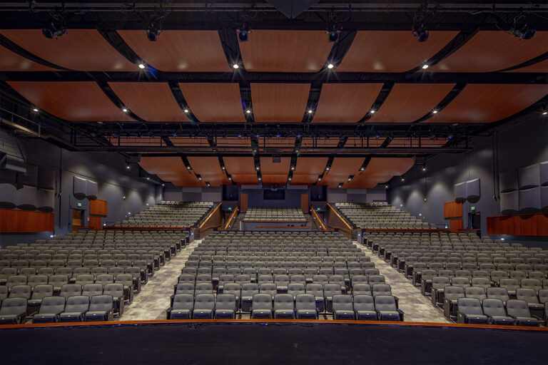 A view of the auditorium from the stage