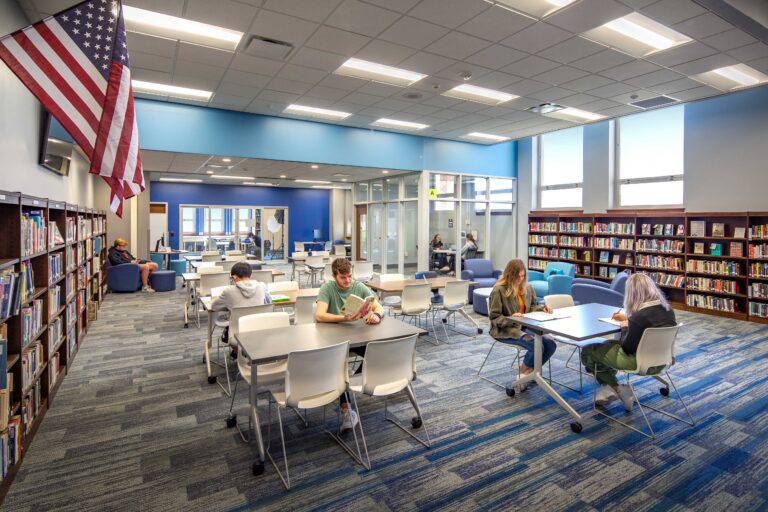 library area looking into SGI room and project room