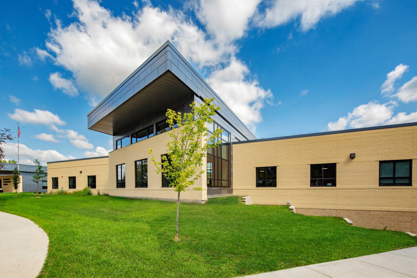 Community Elementary School library exterior