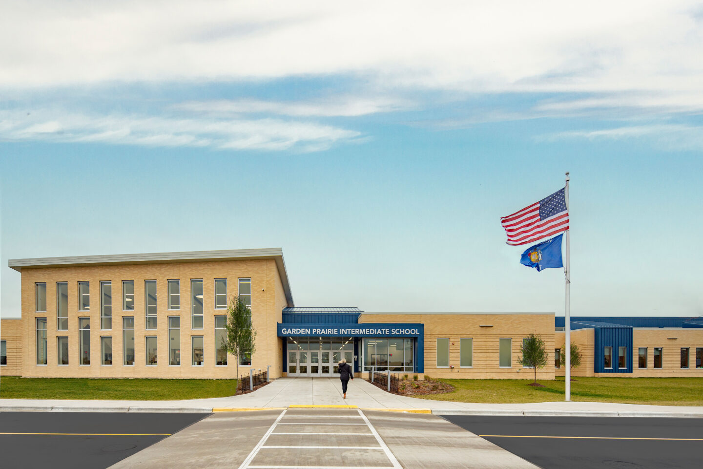 Garden Prairie Intermediate School front entrance