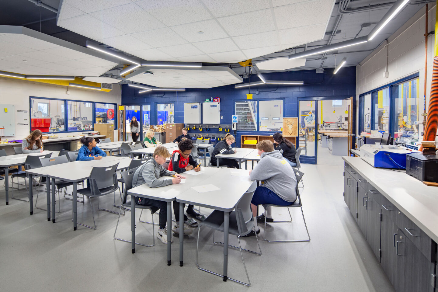 Beloit Turner High School Classroom in STEAM wing