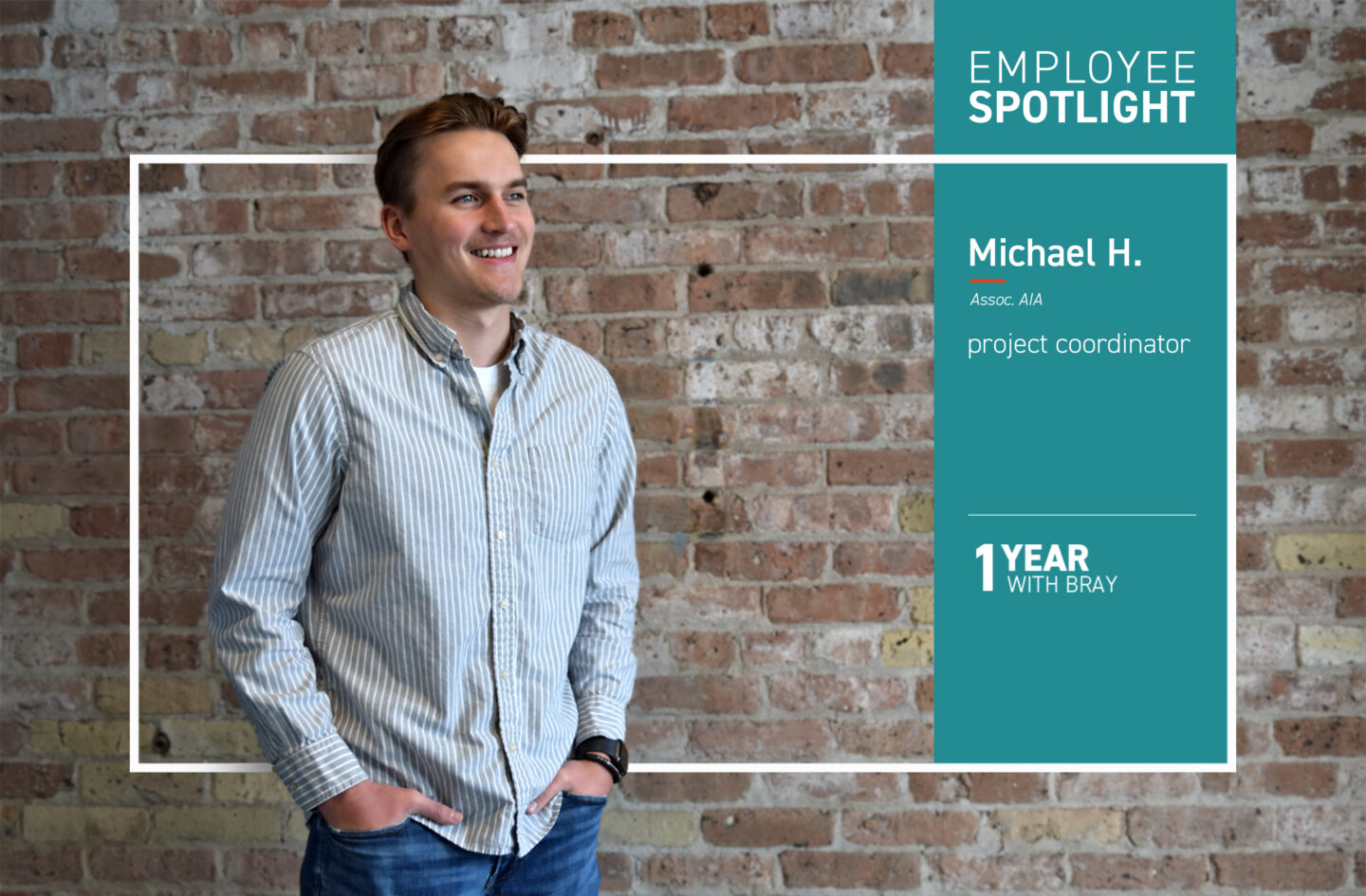 Michael Hauser employee spotlight graphic