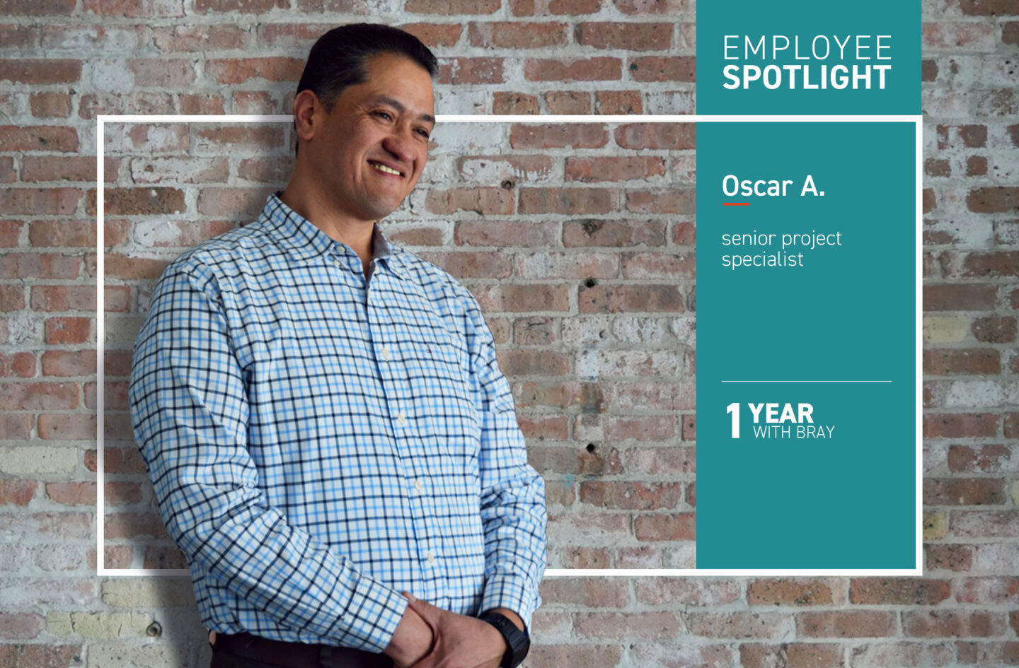 Oscar Avila employee spotlight graphic