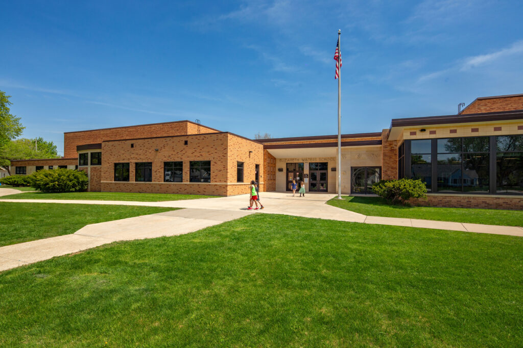 Main Entrance of Waters Elementary School