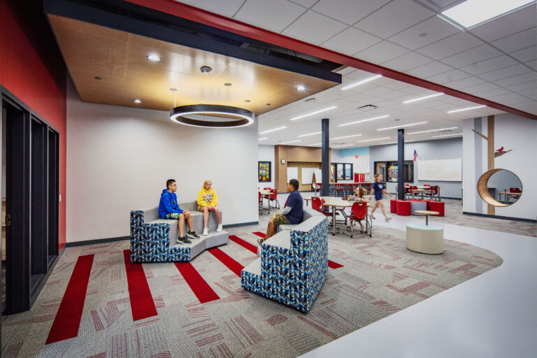 Open SGI furniture with flexible furniture at Columbus Elementary School