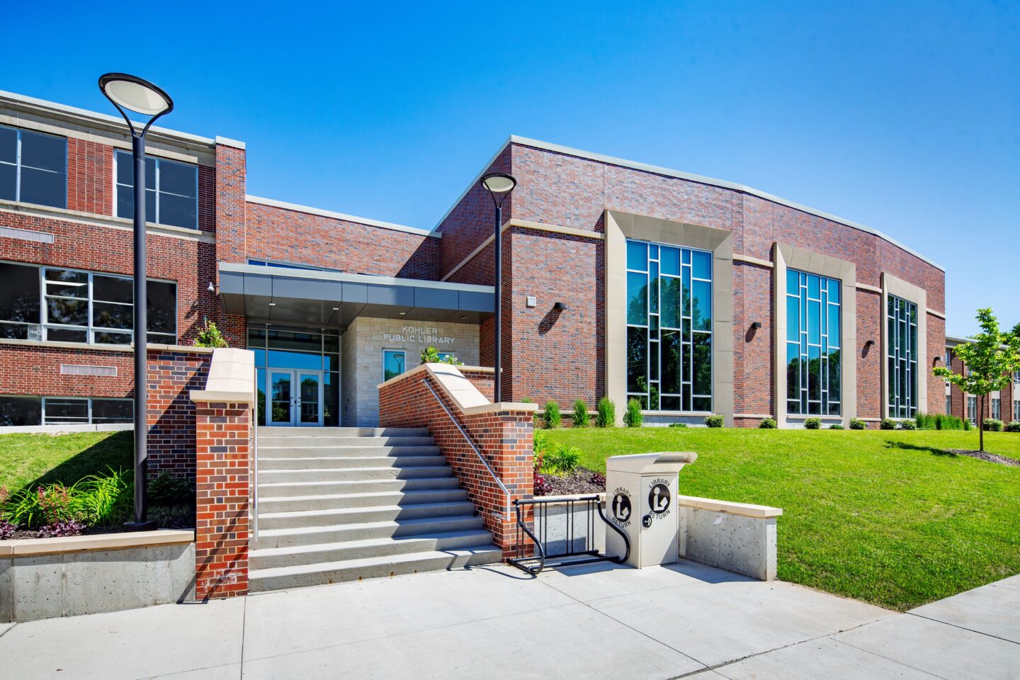 Entrance to public library