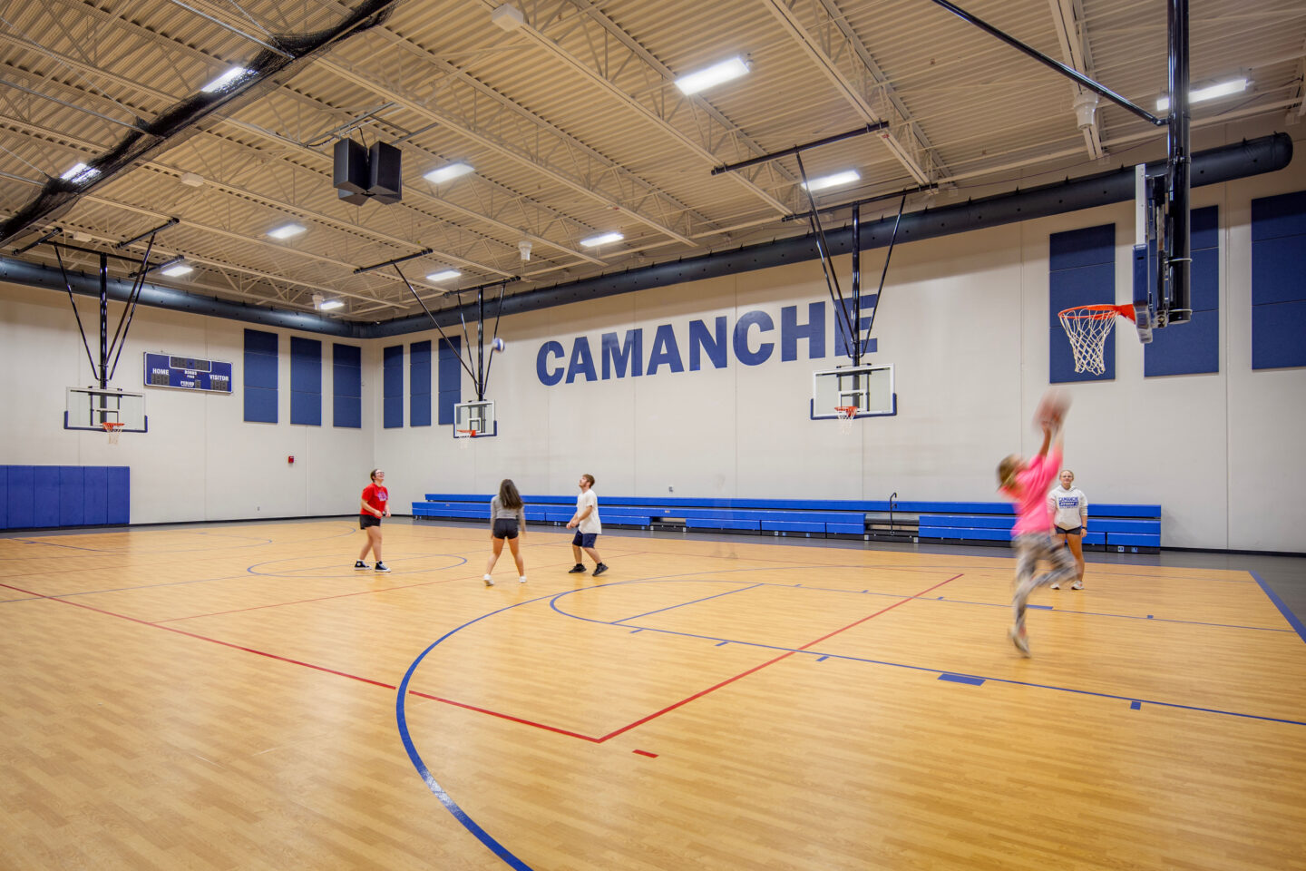 Camanche High School auxiliary gymnasium